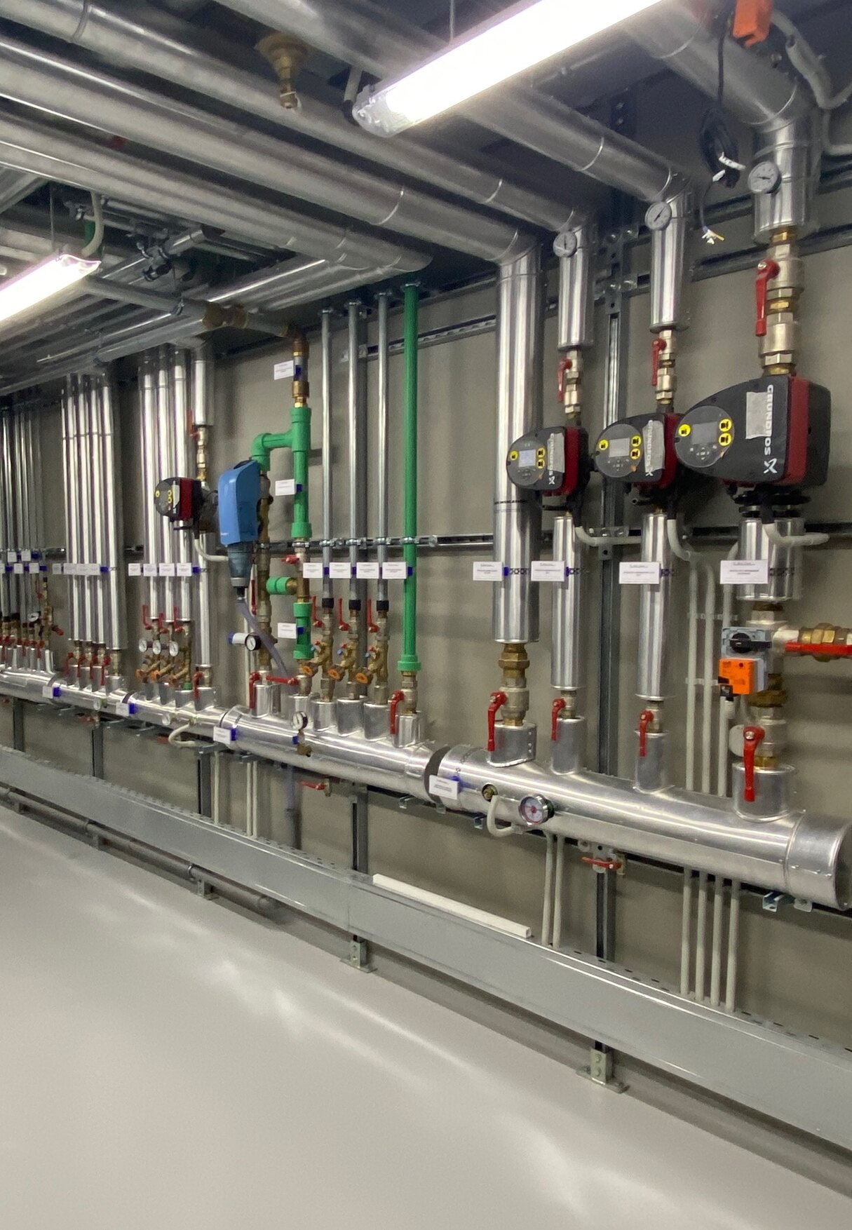 Coordinated mechanical services installation designed by Kamarinos Engineers