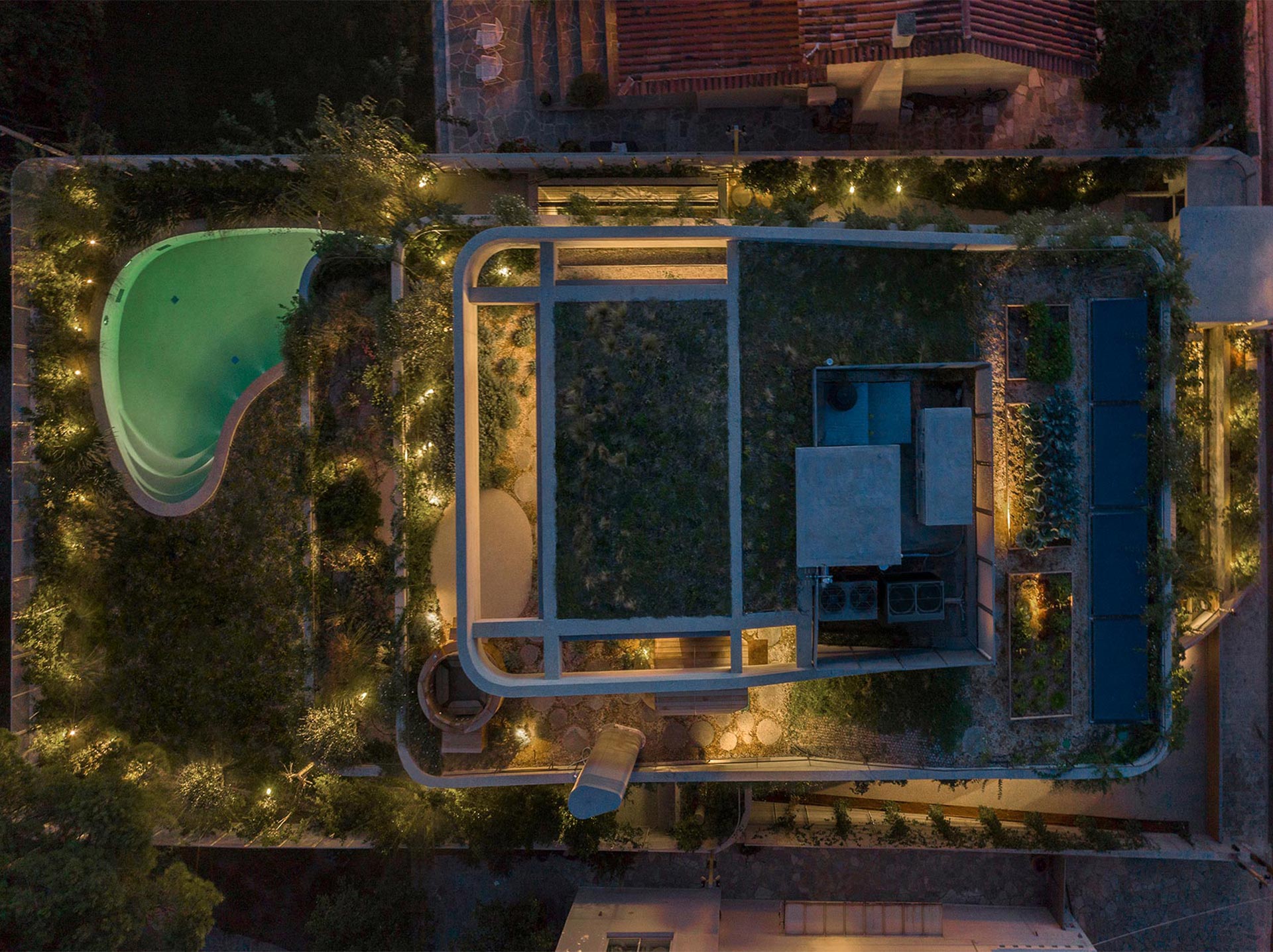 Floating Gardens residence in Psychico, Athens
